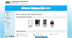 Desktop Screenshot of fremontrosshighschool.org